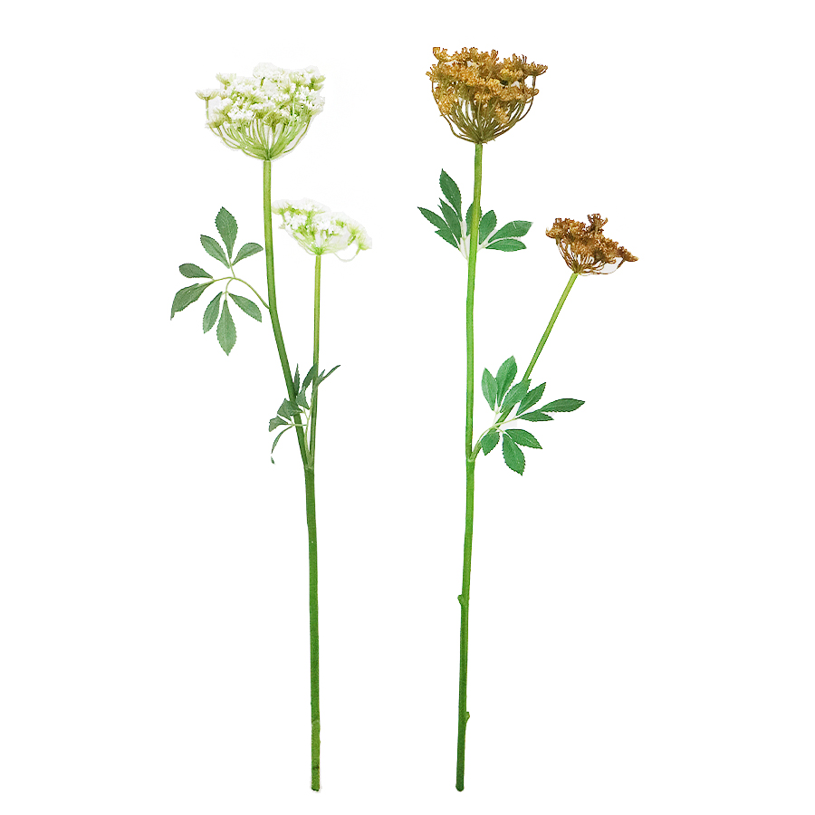 artificial lace flower stem