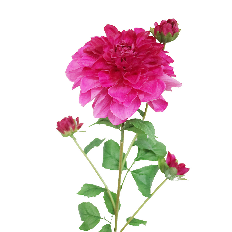 faux dahlia flowers