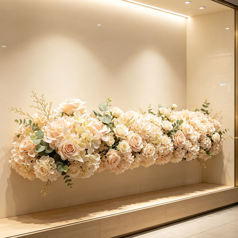 faux flowers decor