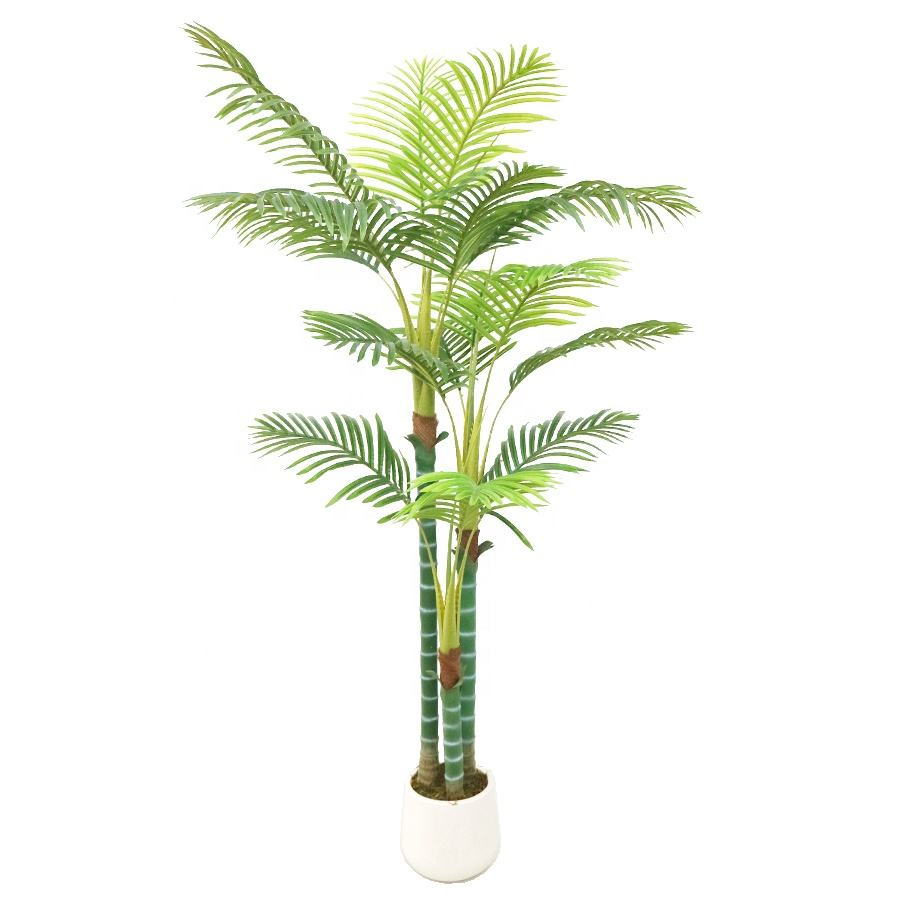 indoor faux palm tree