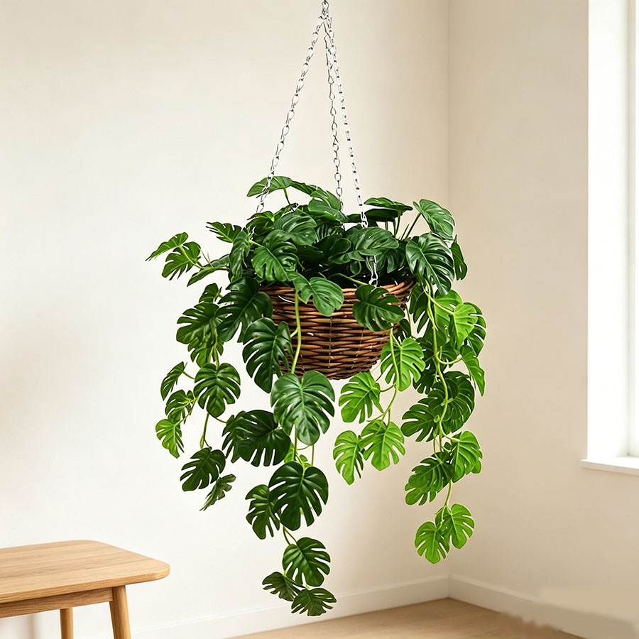 monstera hanging basket