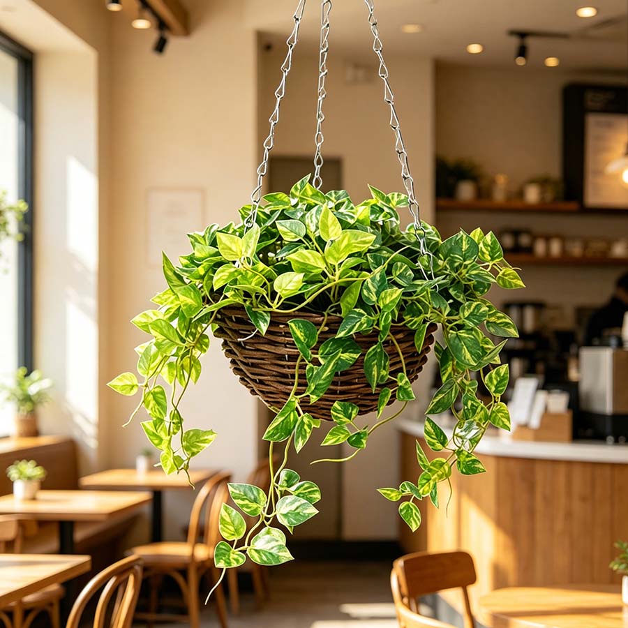 faux hanging basket